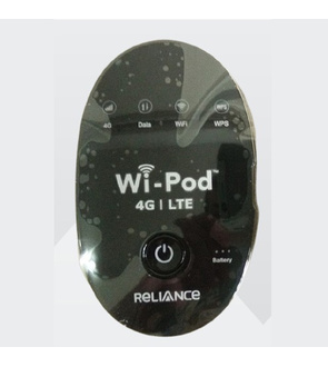 Reliance Wi-Pod 4G LTE Unlocked Supports Airtel & Jio 4G SIM CARD